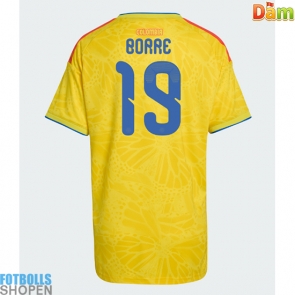 Billiga Colombia Rafael Santos Borre #19 Hemmatröja Dam VM 2026 Kortärmad